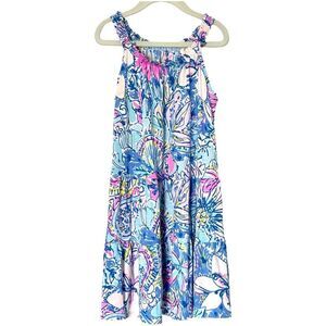 Lilly Pulitzer Girls “Got Your Back”Mini Loro Dress Size M 6/7